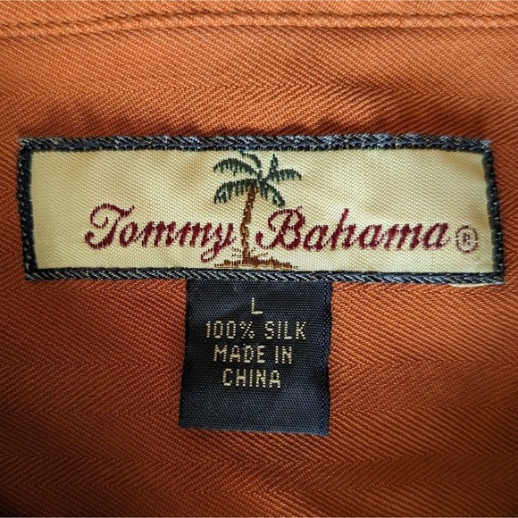 Tommy Bahama Basic Training Silk Shirt Men's L Martini Glass Golf Club Weights - Picture 5 of 7